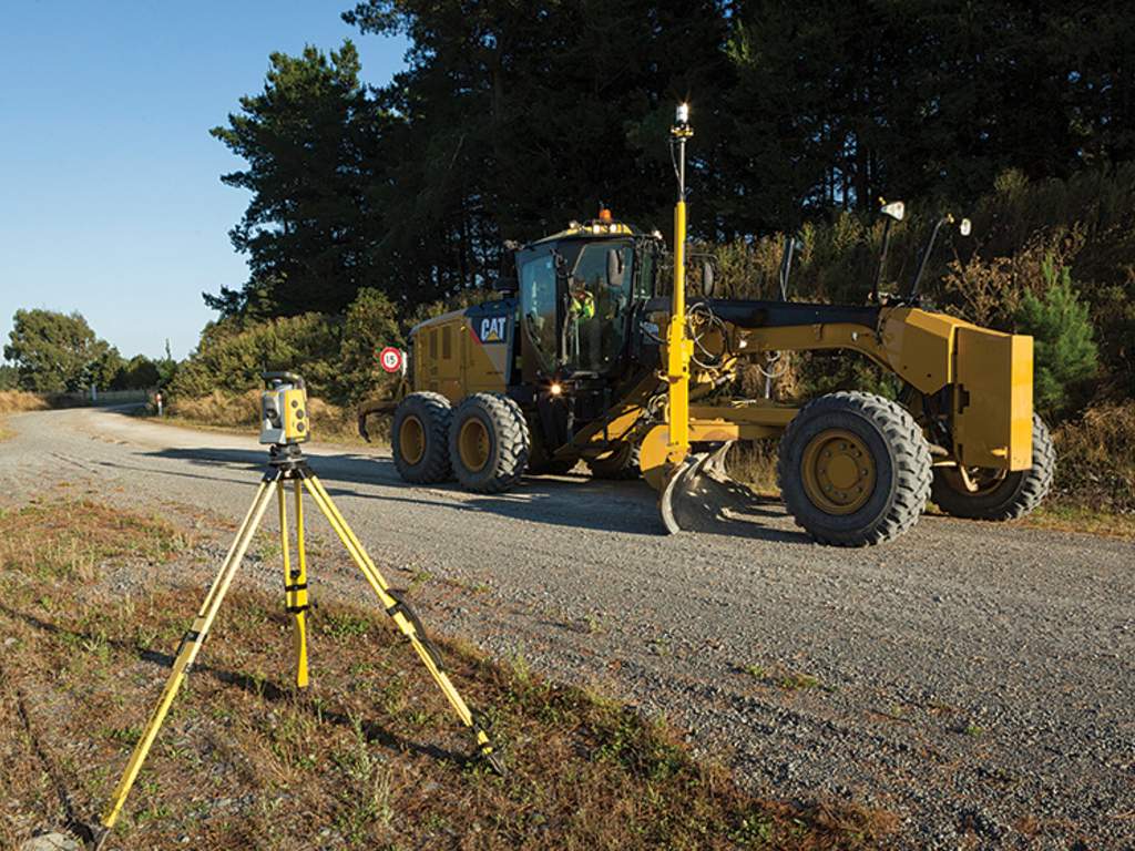 Trimble Earthworks til grader med UTS-totalstation