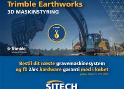 Trimble Earthworks - 2 års hardware garanti