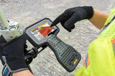 Håndholdt compurter Trimble TSC5 - robust letvægtsmodel