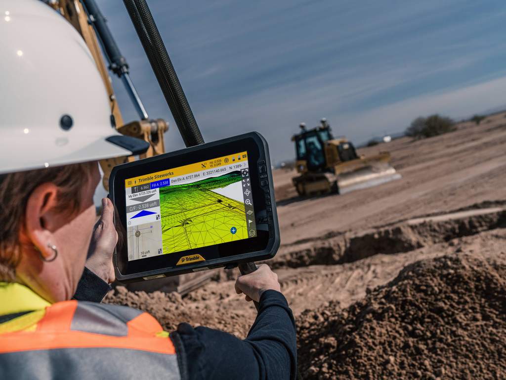 Trimble T100 Tablet på stok