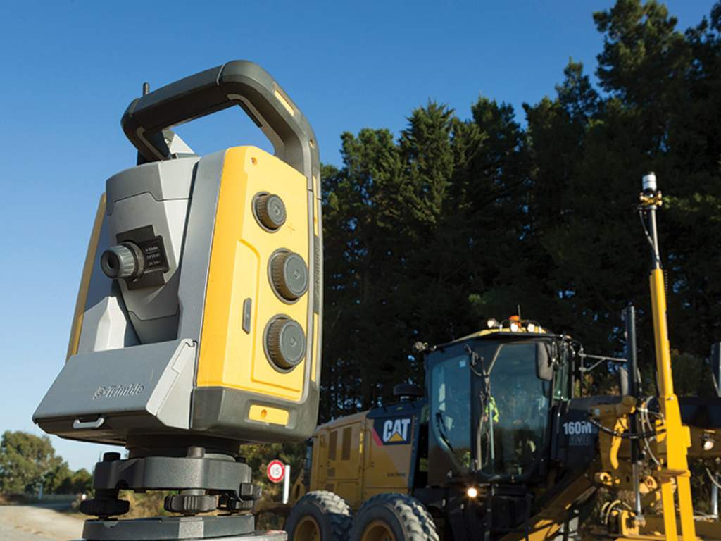 Trimble Earthworks til grader med UTS-totalstation